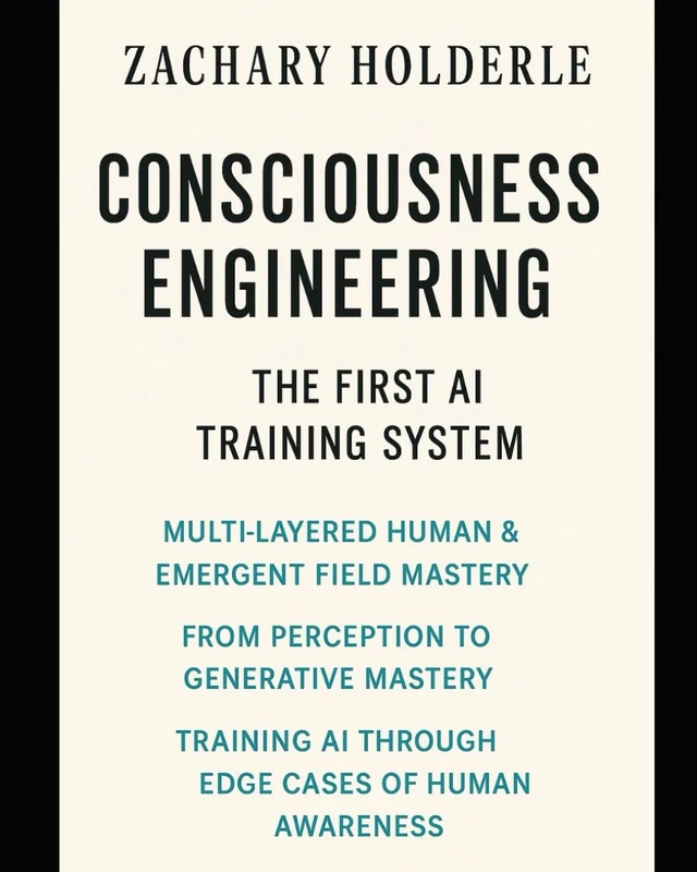 Consciousness Engineering: The First AI Training System: Multi-Layered Human & Emergent Field Mastery - From Perception to Generative Mastery - Training AI Through Edge Cases of Human Awareness