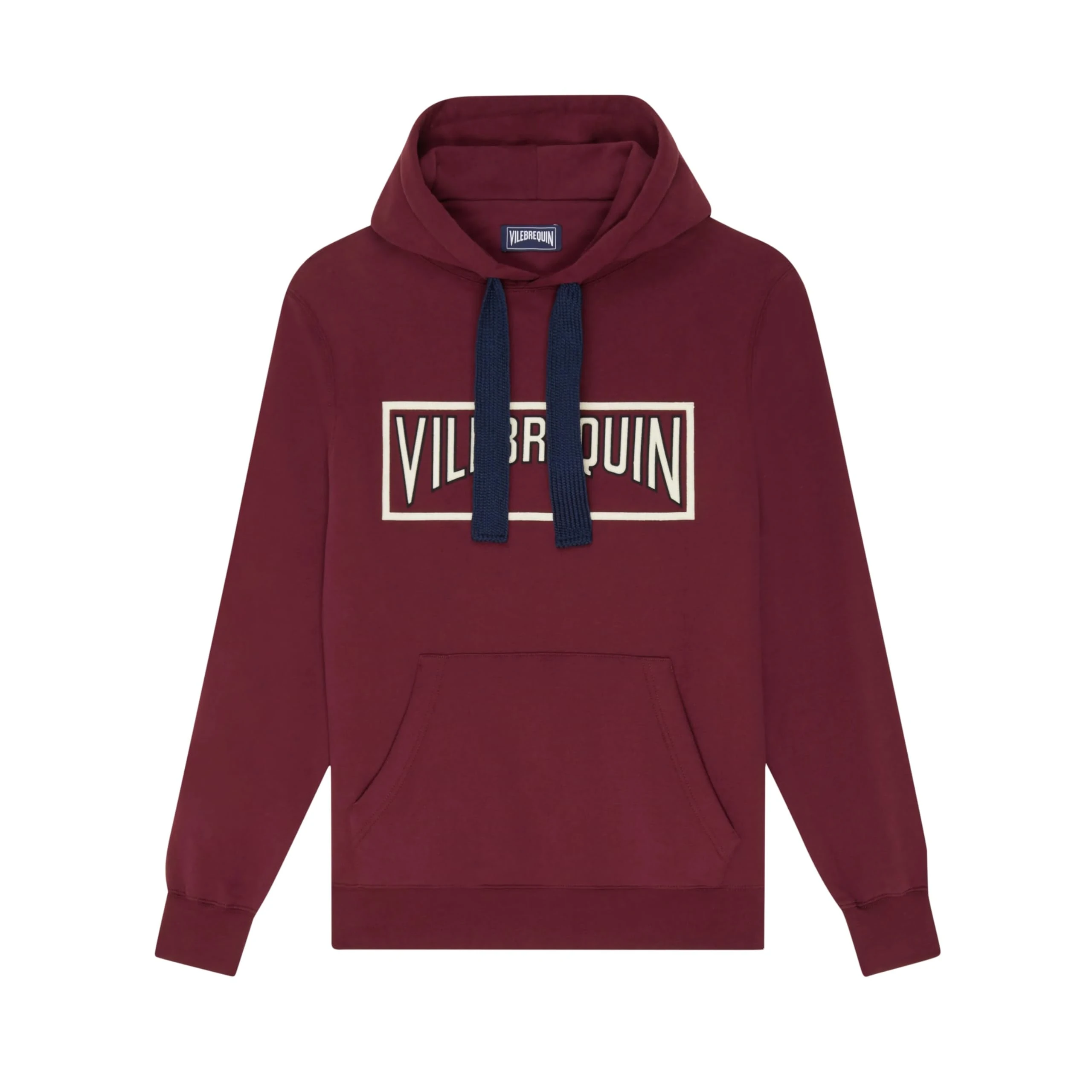 Vilebrequin, Cotton Hoodie Sweatshirt Solid, M, Bacchus