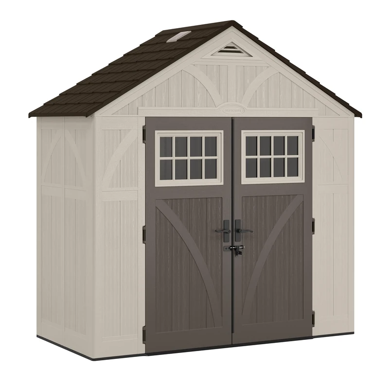 Rowlinson Suncast Tremont Shed 8x4 with Assembly