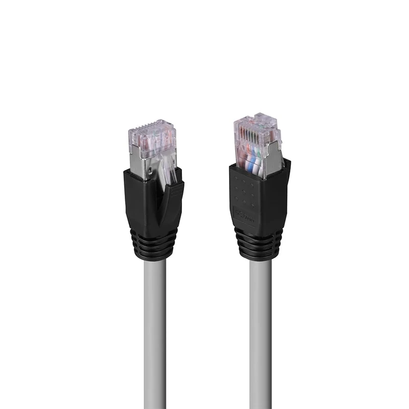 LINDY 90m Cat.6A U/FTP LSZH Solid Core Cable, Grey