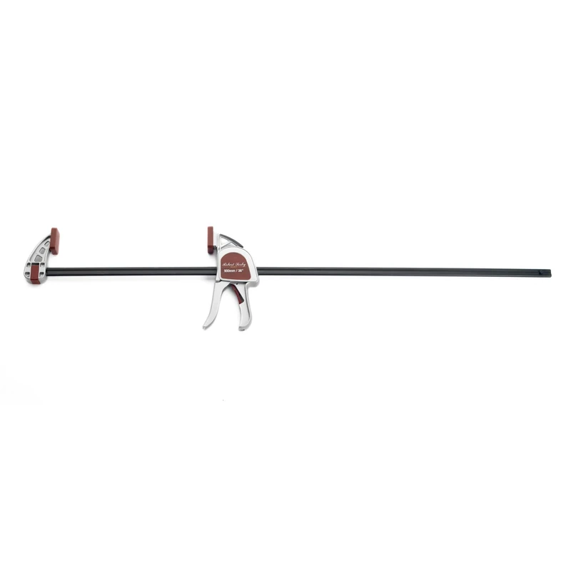 Robert Sorby Select Heavy Duty One Handed Bar Clamp 36" 915mm Quick Release Clamp and Spreader 300kgf Aluminium Body 85mm Throat Depth Soft Grip Handle