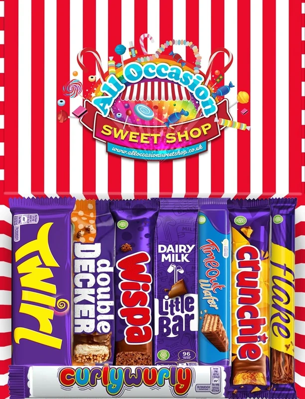 Chocolate Hamper Gift Box – Assorted Chocolate Bars & Chocolates, Ideal for Birthdays & Thank You Gifts