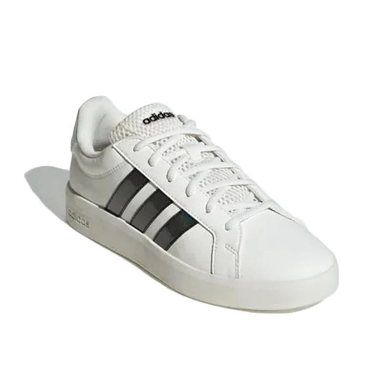 adidas Women's Grand Court Base 3.0 Shoes, Core White/Core Black/Core Black, 5.5 UK