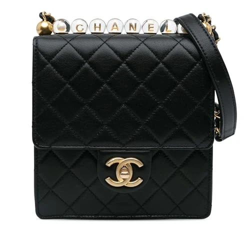 Chanel Pre-Loved Small Lambskin Chic Pearls Flap