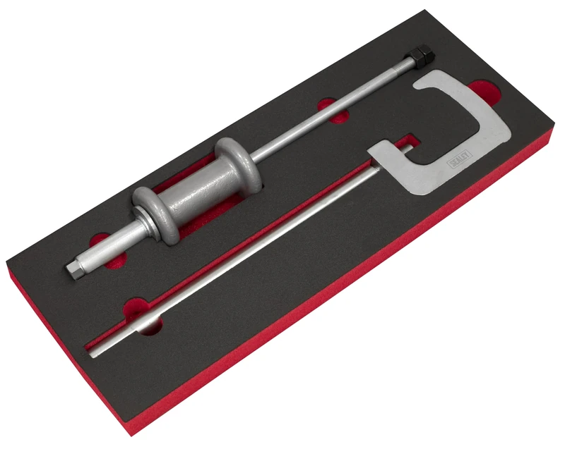 Sealey 3pc Slide Hammer & G-Hook Set - 460mm Extension Bar - VS3817