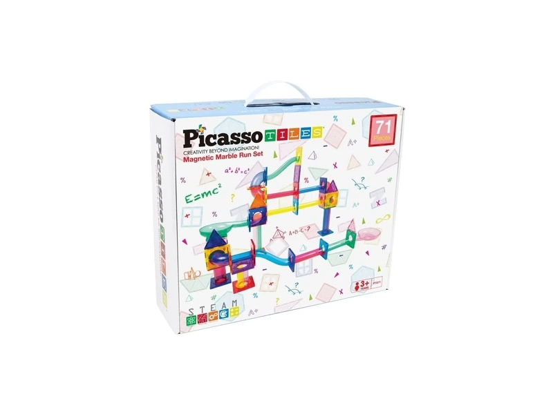 Picasso Tiles Magnetic Circuit 71 Pieces