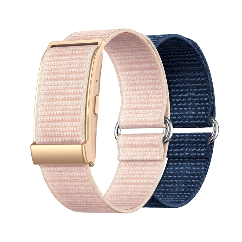 Nilox Onair wearables range, Device colour Pink, Pink and Blue straps - Image 1