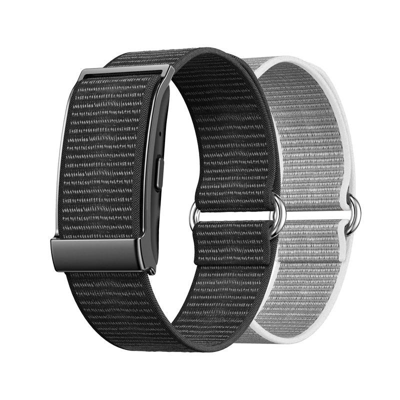 Nilox Onair wearables range, Device colour Black, Straps colour Black and Grey
