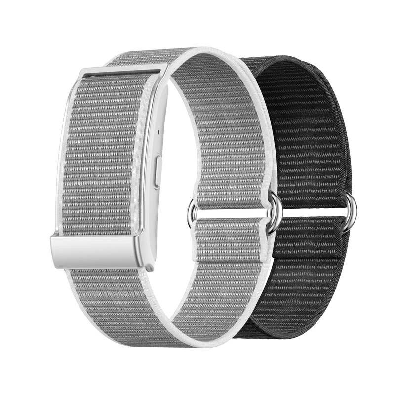 Nilox Onair wearables range, Device colour Grey, Strap colour Grey and Black