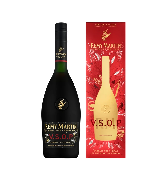 Remy Martin VSOP Cognac Fine Champagne | 2025 Limited Edition | The Heart of Cognac Collection | Red & Gold Gift Box | 70cl