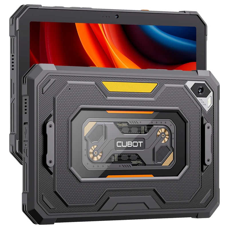 CUBOT Tab KingKong Mini Tablet 8.68" HD+ 90Hz, 16GB RAM (6GB + 10GB Est.), 128GB ROM, 4G Dual SIM, Camera 48Mpc, Battery 10200mAh, Android 15, Unisoc T615, Black.