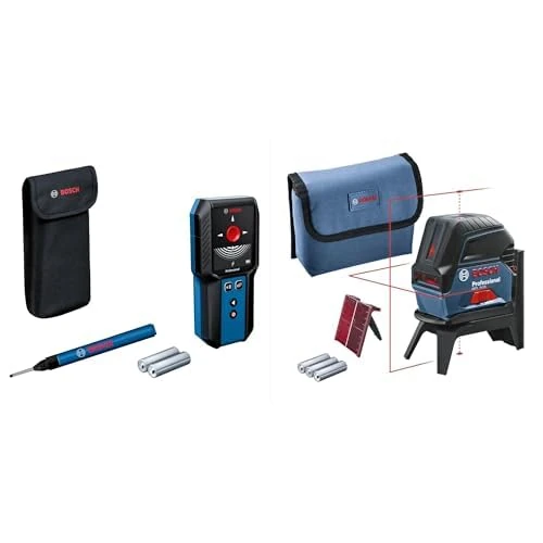 Bosch Professional Wall Scanner GMS 120-27 & Bosch Professional cross line laser GCL 2-15