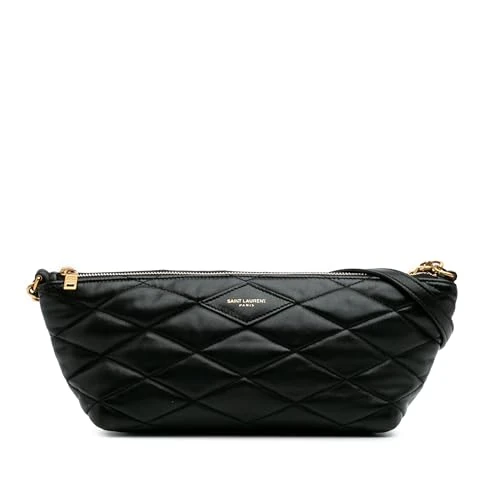 Yves Saint Laurent Pre-Loved Mini Quilted Lambskin Sade Shoulder Bag