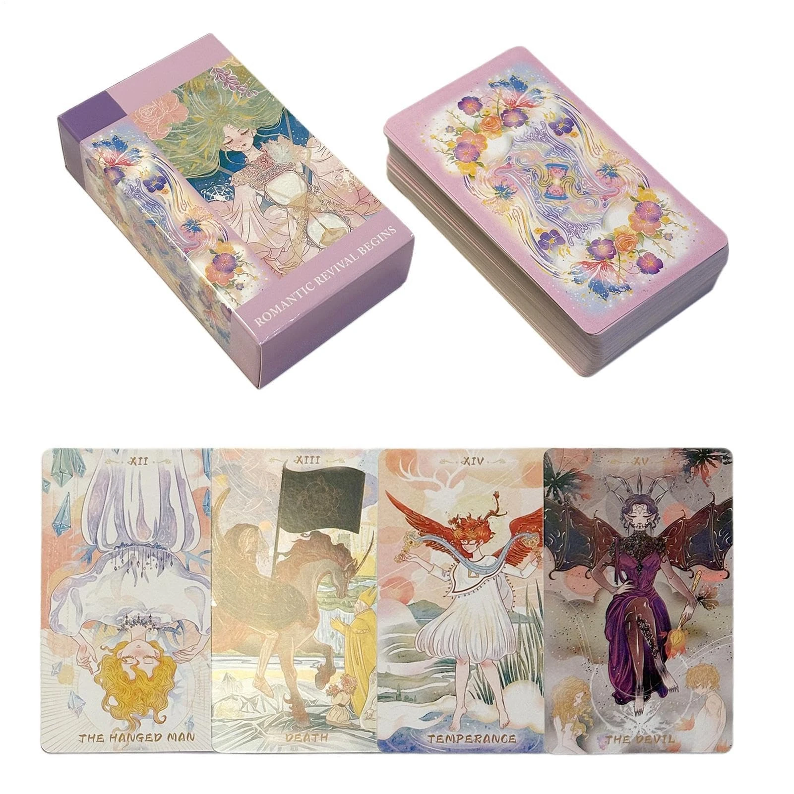 Tarot Cards Deck,80 Sheets Social Play Game,Tarot Card Deck | for Group Gatherings Women Men Adults Students Elderly