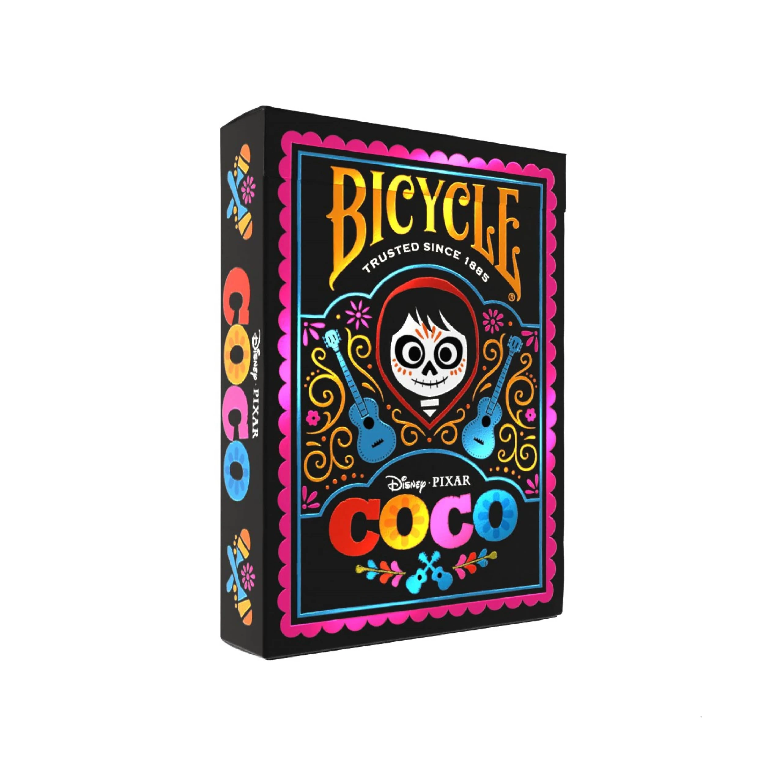 Bicycle Disney Coco inspired playing cards, Black