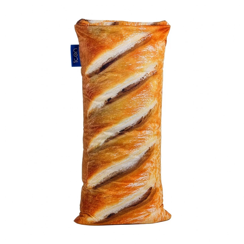 icon Greggs XL Sausage Roll Bean Bag Floor Cushion, Water Resistant Fabric, Beanbag for Indoor and Outdoor Use, Bean Bag with Filling Included, Novelty Gifts, Gaming, Living Room, Garden - Image 1