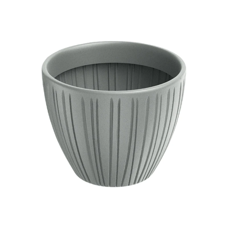 Prosperplast Planter Fero Round Ø40x31, Grey Cement - Image 1