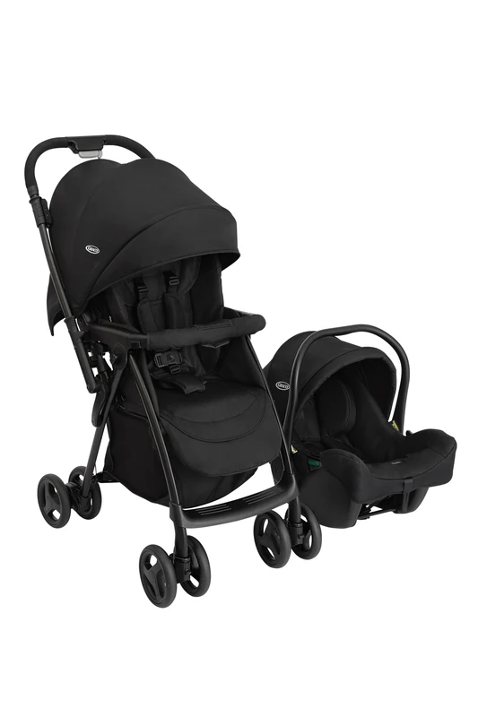 Graco Revaya Travel System - Midnight Fashion with i-Size Car Seat