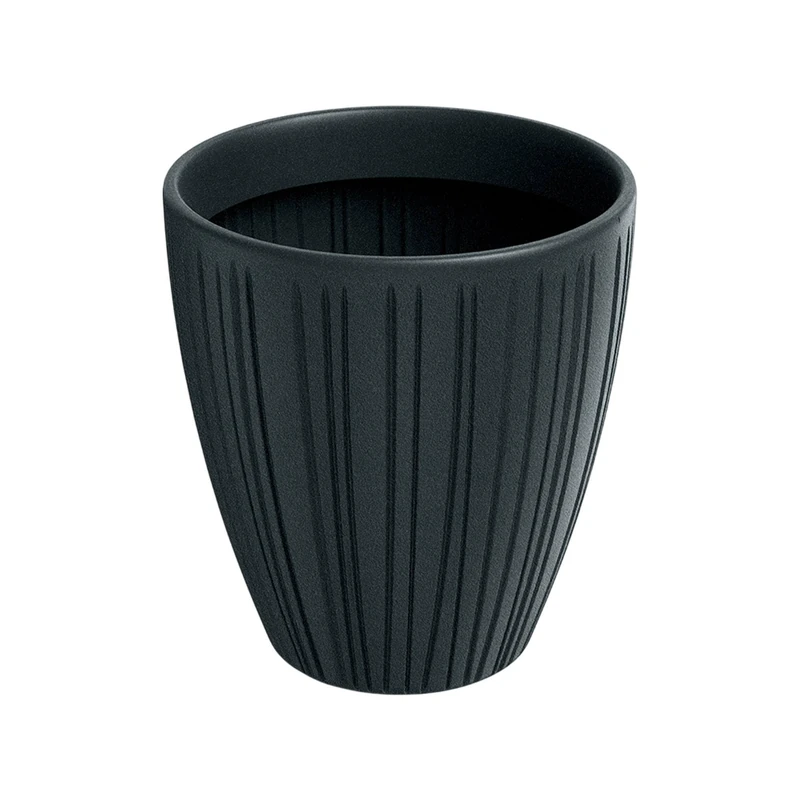 Prosperplast Planter Fero Round MIDL Carbon Ø40x42 - Image 1