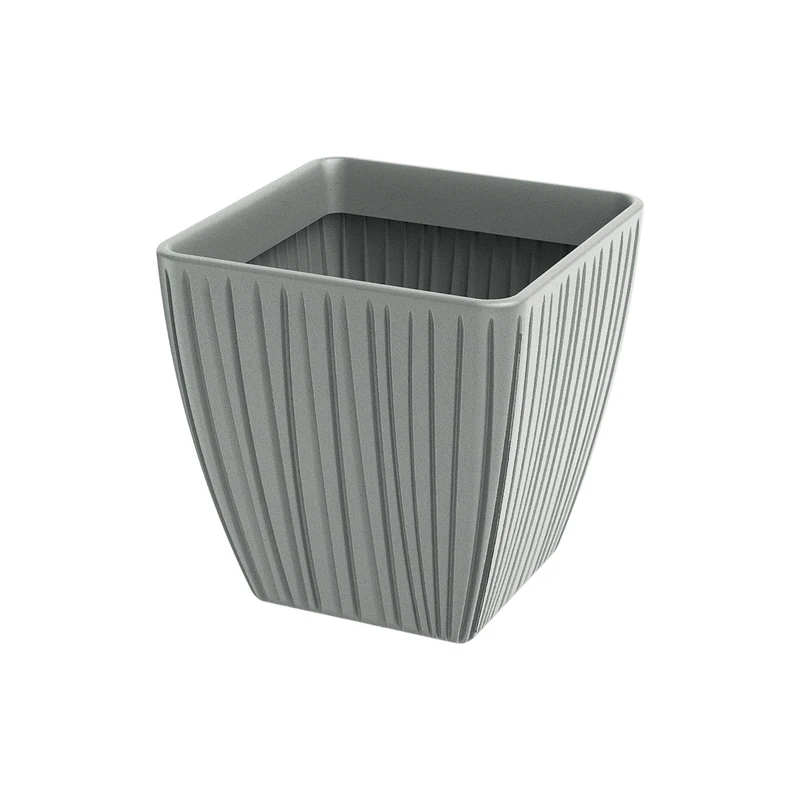 Prosperplast Planter Fero Square Ø40x40, Grey Cement - Image 1