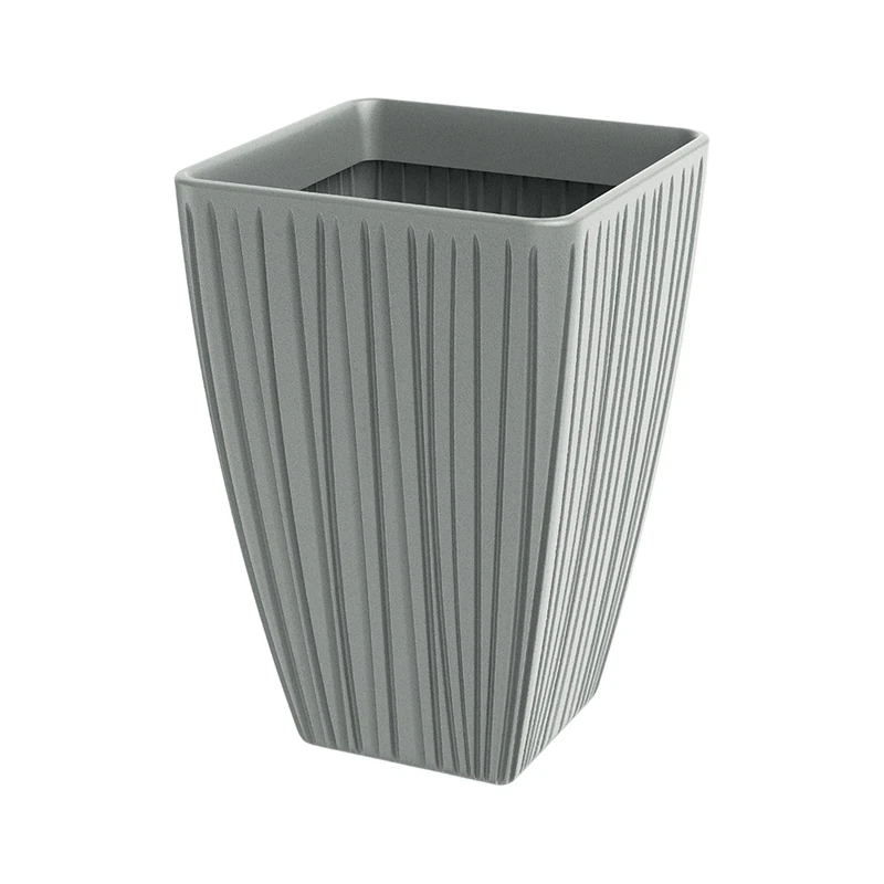 Planter Fero Square HIGH cement grey Ø40x58 - Image 1