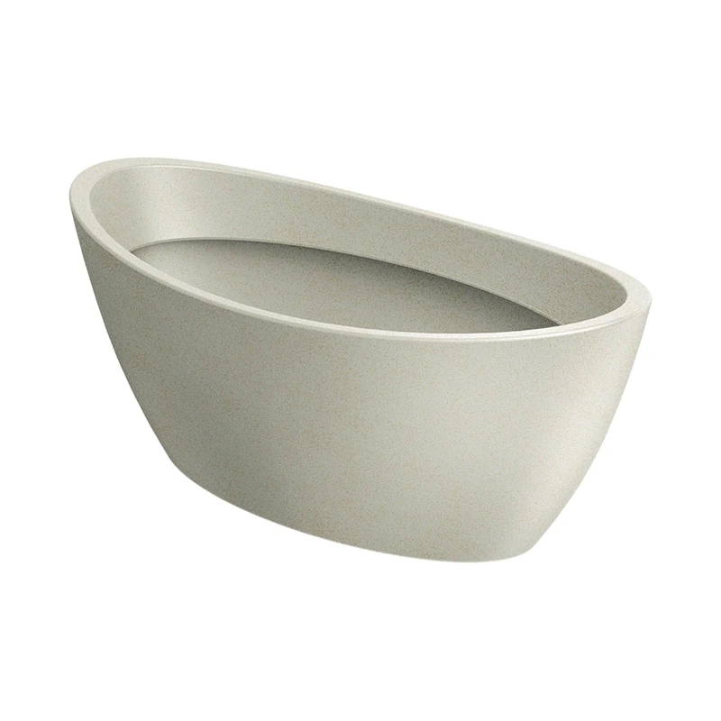 Prosperplast Aria Oval Sand Planter 40x20x16 - Image 1