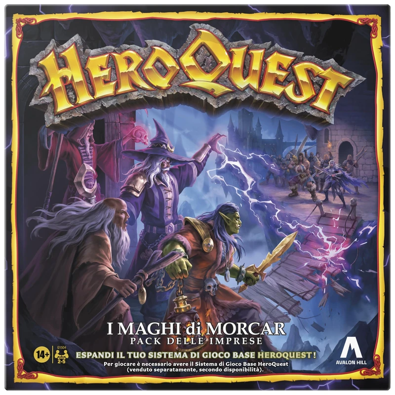 Avalon Hill, HeroQuest The Wizards of Morcar Companies Pack (You must have the HeroQuest Base Game System to play) - English Version