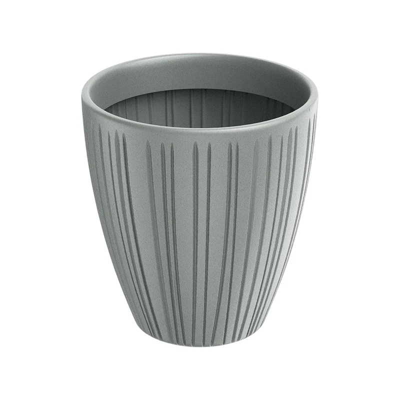Prosperplast Planter Fero Round MIDL Ø40x42, Grey Cement - Image 1
