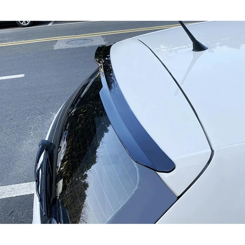 AutoStyle Roof spoiler (Spoiler Cap) compatible with Volkswagen Polo 6R/6C 2009-2017 (ABS Glossy Black) - Image 1