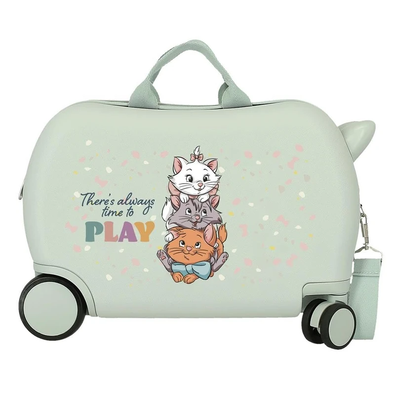 Joumma Disney Los Aristocatos Time to Play Children's Suitcase Green 45 x 31 x 20 cm Rigid 1.8 kg ABS 24.6L Hand Luggage