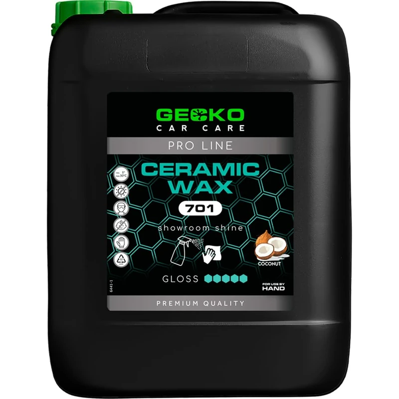 Gecko Ceramic Wax 5 liter 701, Black - Image 1