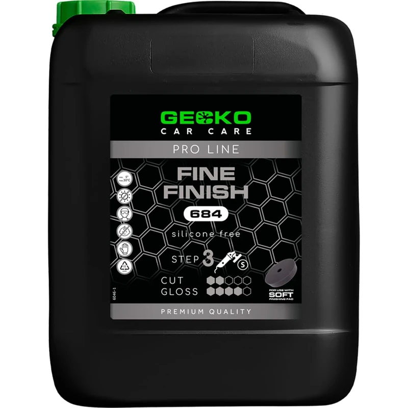 Gecko Pro Fine Finish 684 STEP 3-5 liter (silicone free) - Image 1