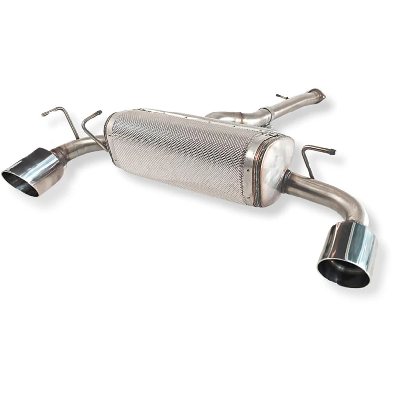 Ulter Sport Double stainless steel sport exhaust compatible with Toyota GR Yaris Mk2 2024-206kW 2x115mm