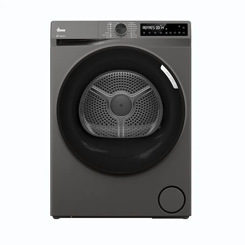 Hoover Pro Dry Series 3 Tumble Dryer, Heat Pump, 10kg, 15 Programmes, 99.9% Germ Free, WIFI Connected, Graphite/Black Door, 60x60x85 cm -HBR 10N2BRX-80