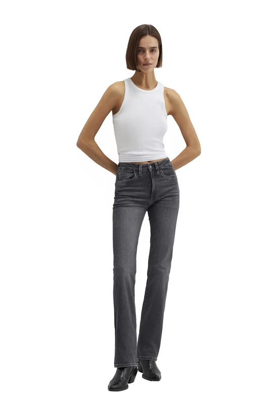 Mavi Women's Maria Jeans, Lt Smoke Glam, 32W x 32L