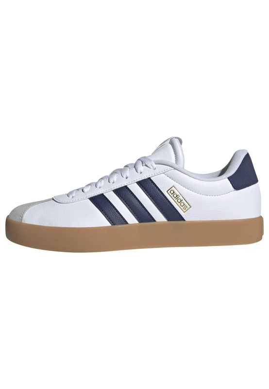 adidas Men's Vl Court 3.0 FTWR White/Dark Blue/LGH Solid Grey 6.5 UK 40 EU