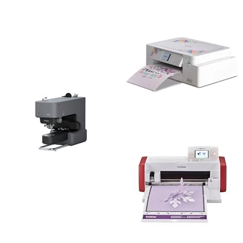 Bundle of Brother Skitch PP1 Embroidery Machine + BROTHER SP1 Sublimation Printer + Brother ScanNCut SDX900 Home Cutting Machine