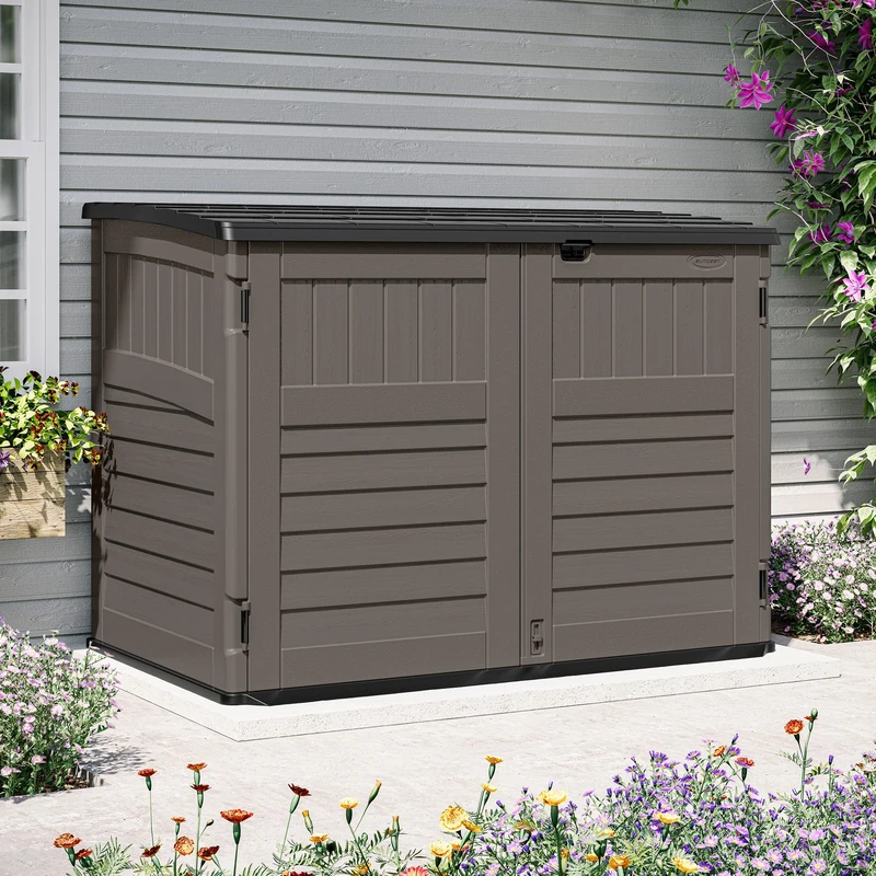 Rowlinson Suncast Stow-Away Large Store - Stone Grey