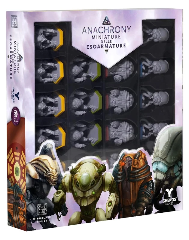 Ghenos Games Anachrony Exoarmor Miniatures - 24 Piece Set - Image 1