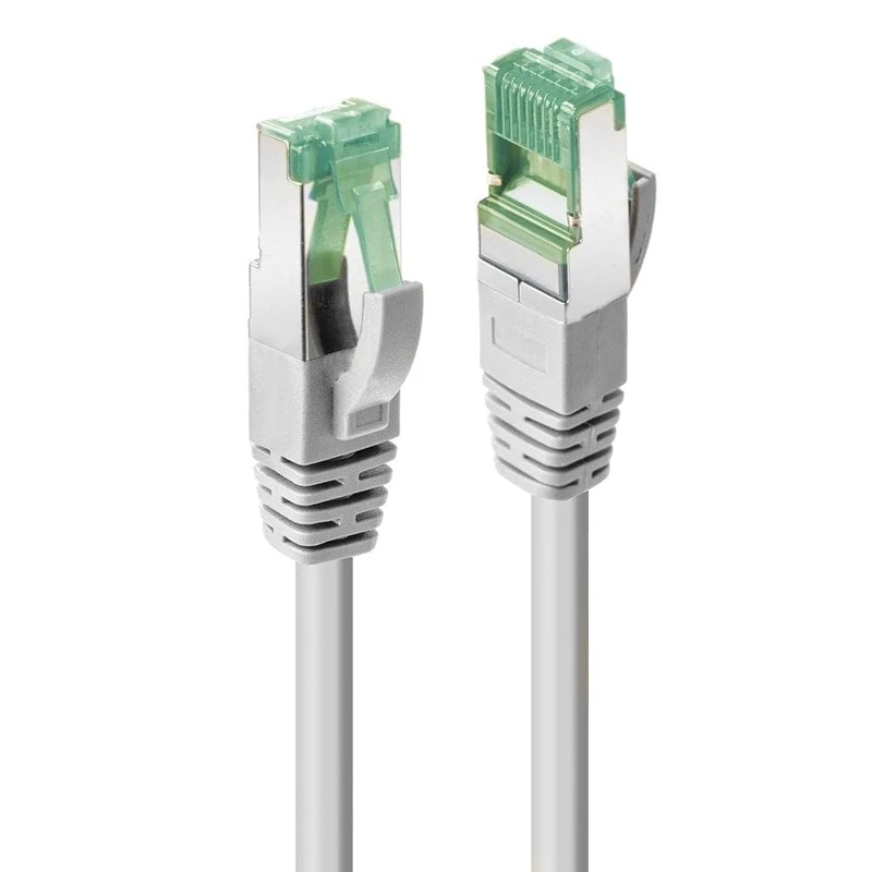 LINDY 20m Cat 6A S/FTP Ethernet Cable – Eco-Friendly GRS Certified TPE, High-Speed Shielded LAN Cable, Durable & Recyclable, Grey (20m)