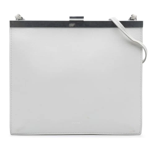 Celine Pre-Loved Mini Leather Clasp Crossbody