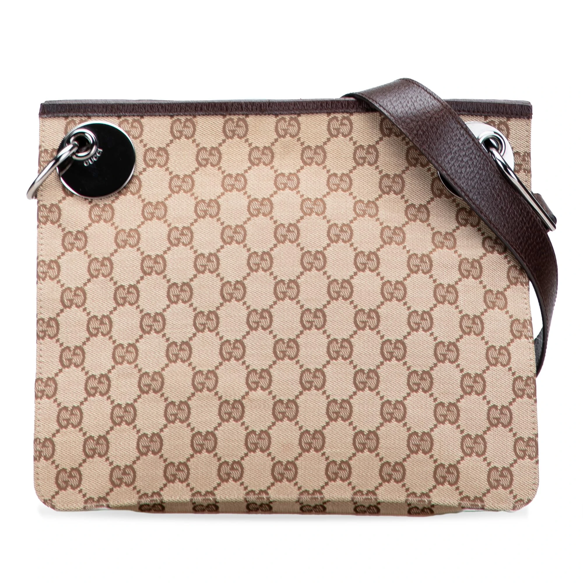 Gucci Pre-Loved GG Canvas Eclipse Crossbody