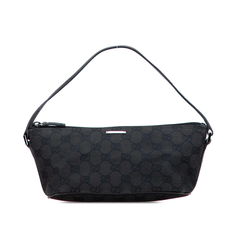 Gucci Pre-Loved GG Canvas Boat