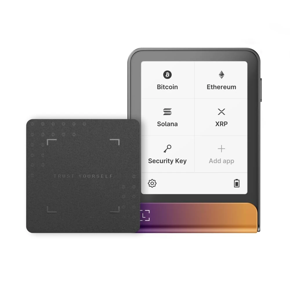 Ledger Flex touchscreen signer - The new standard for intuitively managing all your digital assets & identity in one secure place with Ledger Wallet (Ferro Fuchsia)