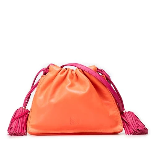 LOEWE Pre-Loved Mini Nappa Flamenco Tassel Crossbody Bag