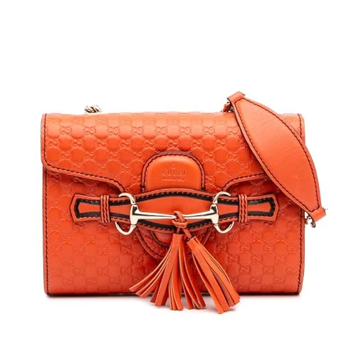 Pre-Loved Mini Microguccissima Emily Crossbody Bag