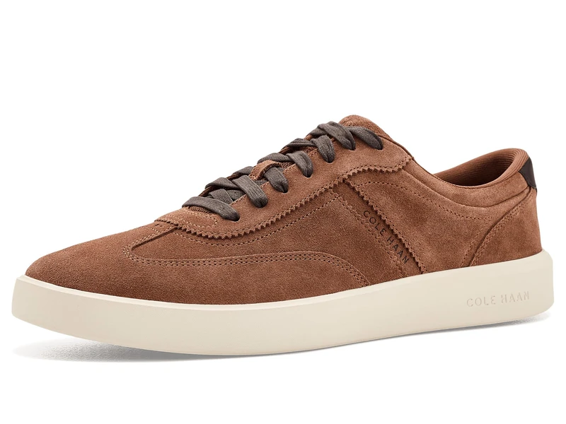 Cole Haan Men's Grand Crosscourt Hingham Sneaker, British Tan Suede, 8-M UK