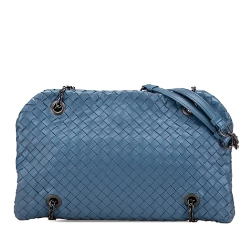 Bottega Veneta Pre-Loved Nappa Intrecciato Duo Shoulder Bag