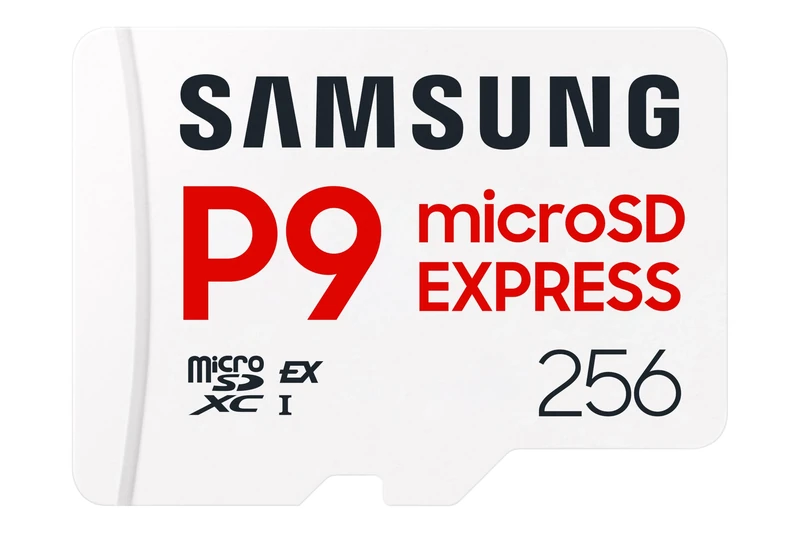 Samsung P9 Express microSD 256 GB, High-Speed Gaming Memory Card for Nintendo Switch 2, 800 MB/s Read, For 4K UHD Video, Consoles and Cameras, MB-MK256T/WW