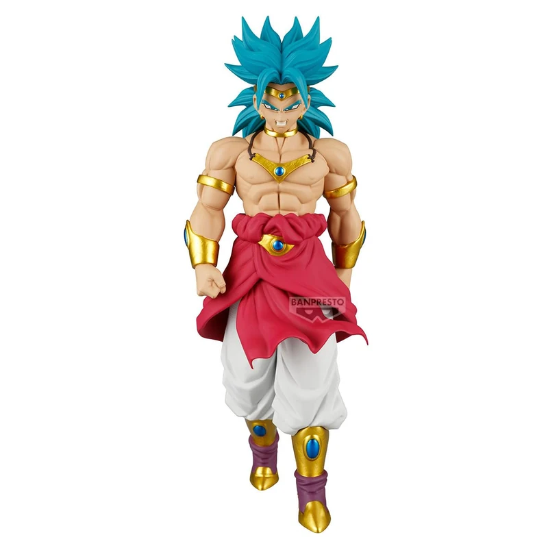 Banpresto Broly Dragon Ball Z Action Figure - Solid Edge Works 22cm - PZ71020P Multicolor - Collectible Figure - Great for Anime Fans